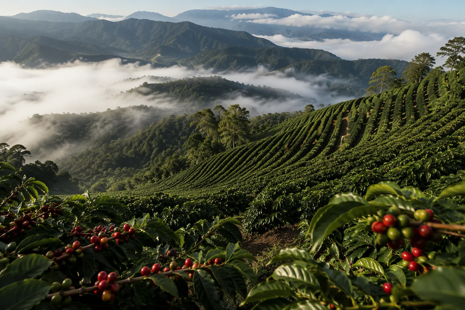 Commercial coffee estate